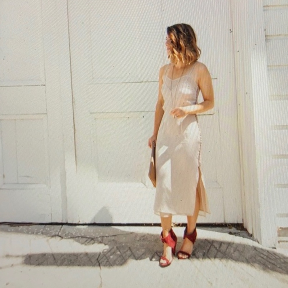 NWT Carmella X Revolve Silk Dress
